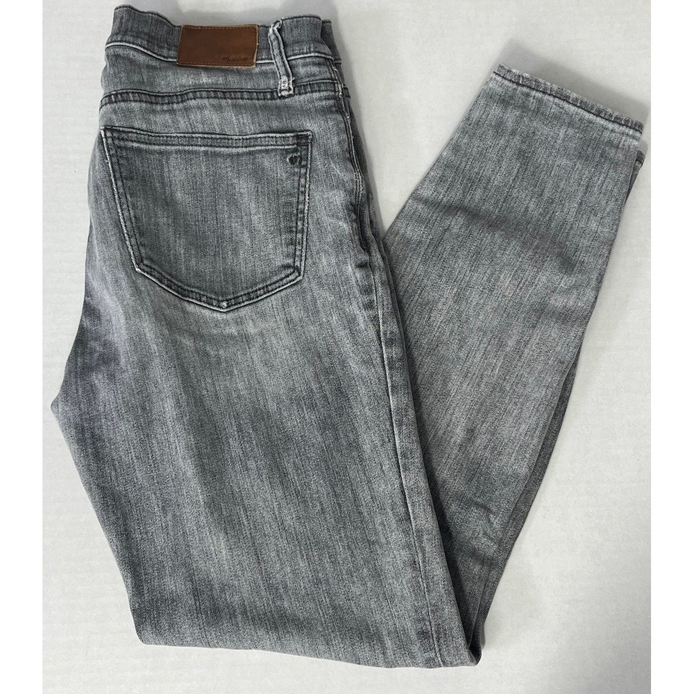 Madewell Jeans Womens 28 Gray Skinny Skinny 9" High Riser Stretch Denim Pants‎